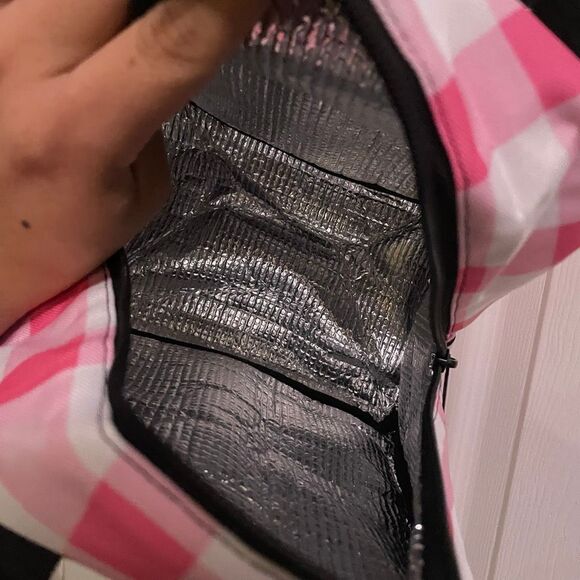 Sanrio Hello Kitty Lunch Bag Tote Square Insulated Pink White Angel - Picture 4 of 4